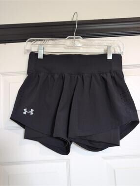 XS under armour black athletic running bike shorts